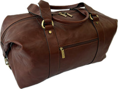 Touro Bravo Leather Top Zip Duffel