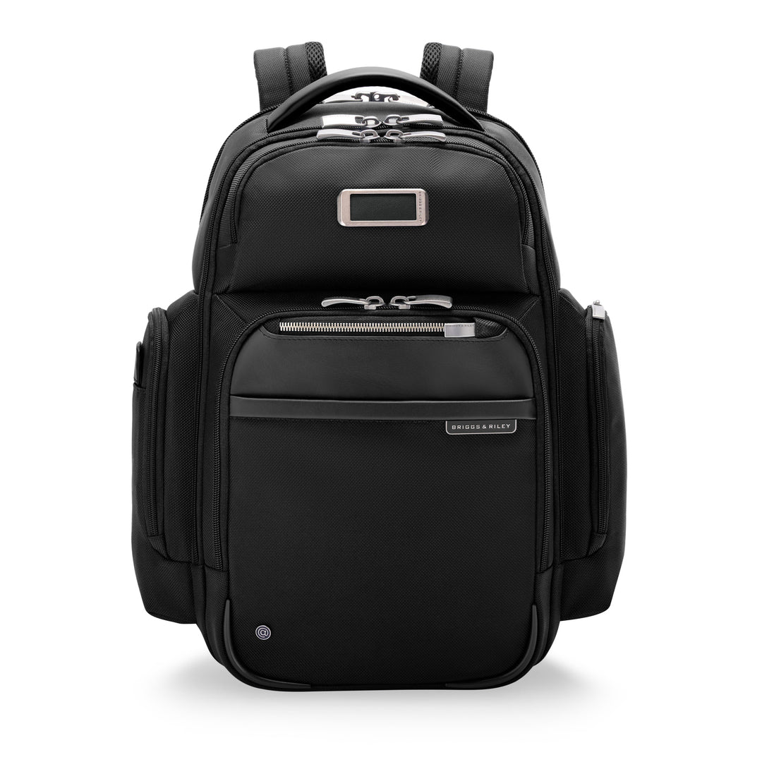 briggs & riley 15.6 laptop and ipad backpack Medium Backpack | Soft Sided | @work Collection | Black | Briggs and Riley