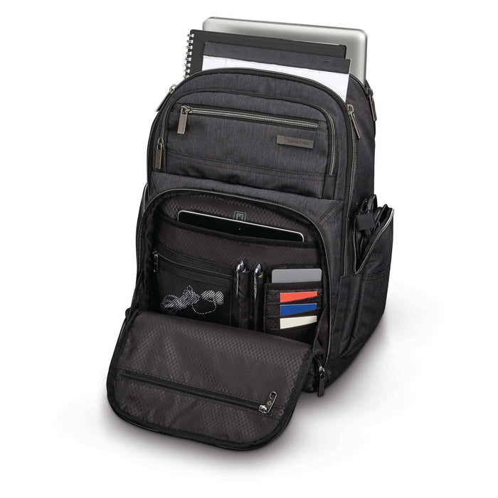 buy modern laptop backpack Samsonite Modern Utility Double Shot Backpack, Charcoal Heather