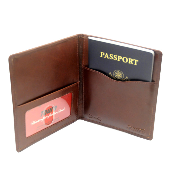 Pass Case Touro Signature Leather Wallets Veg Tanned Passport Case — Bergman ...
