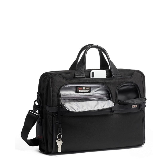Tumi alpha 3 compact large screen laptop brief Outlet