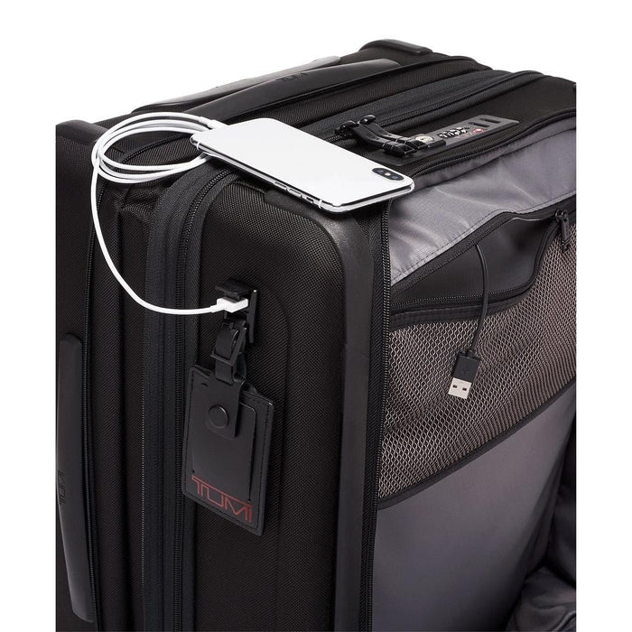 tumi alpha 2 backpack pewter TUMI Alpha Continental Dual Access 4 Wheeled Carry-On Black