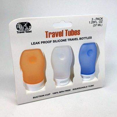 Voltage Valet - Travel Tubes - Leak Proof Silicone Travel Bottles - 3 —  Bergman Luggage